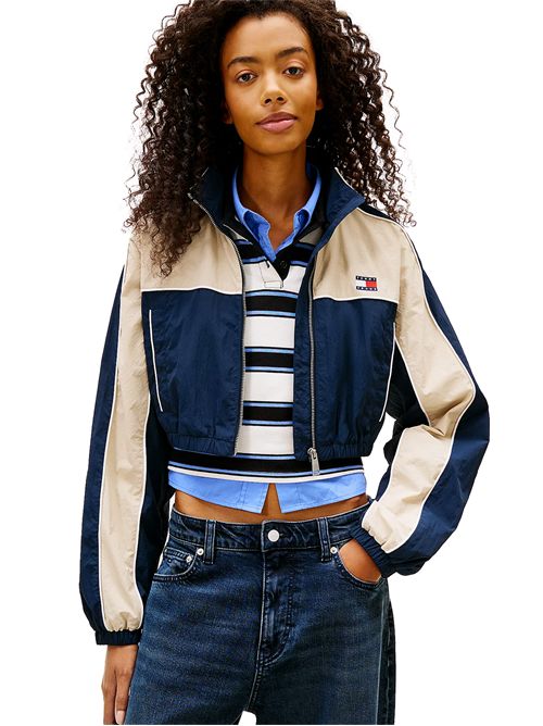 TOMMY JEANS Color Block Jacket with Badge TOMMY | DW0DW22055BDS