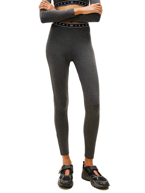 TOMMY JEANS Slim Fit Leggings with Logo Tape TOMMY | DW0DW22554P7R