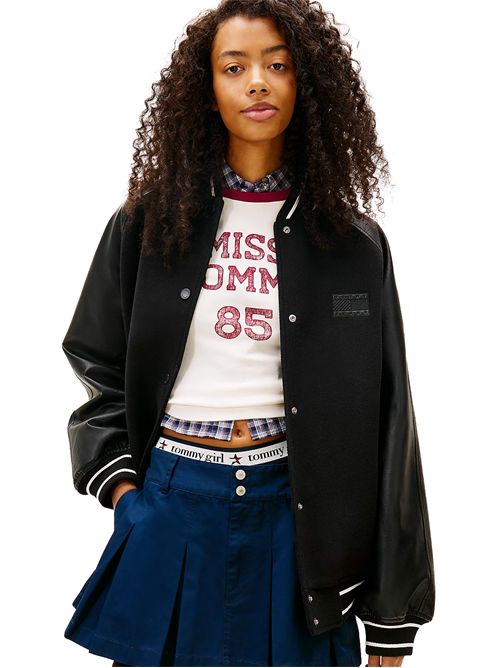 TOMMY JEANS Relaxed Fit College Jacket TOMMY | DW0DW22557BDS