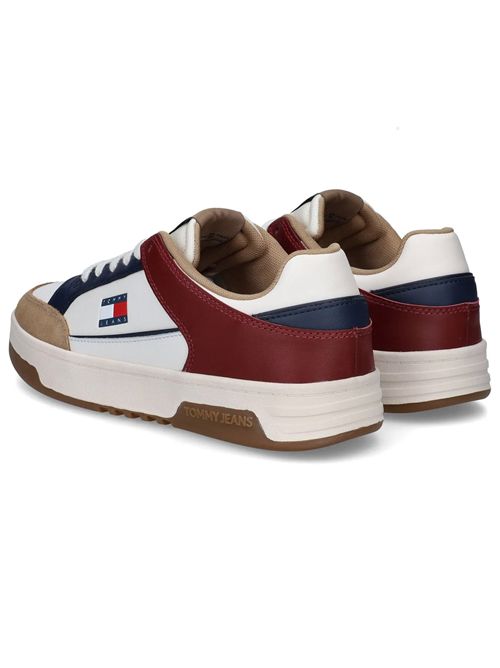 TOMMY JEANS Cupsole Leather Sneakers TOMMY | EM0EM016600GY
