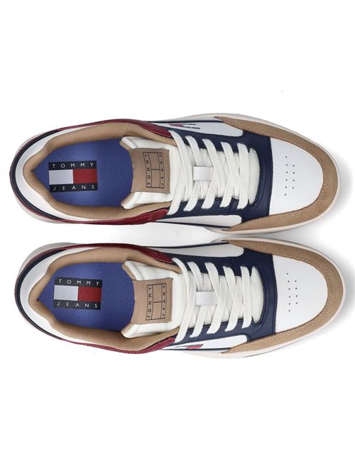 TOMMY JEANS Cupsole Leather Sneakers TOMMY | EM0EM016600GY