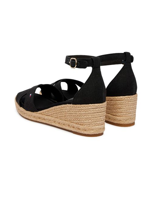 TOMMY HILFIGER Zeppa in canapa con fasce TOMMY | FW0FW09332BDS