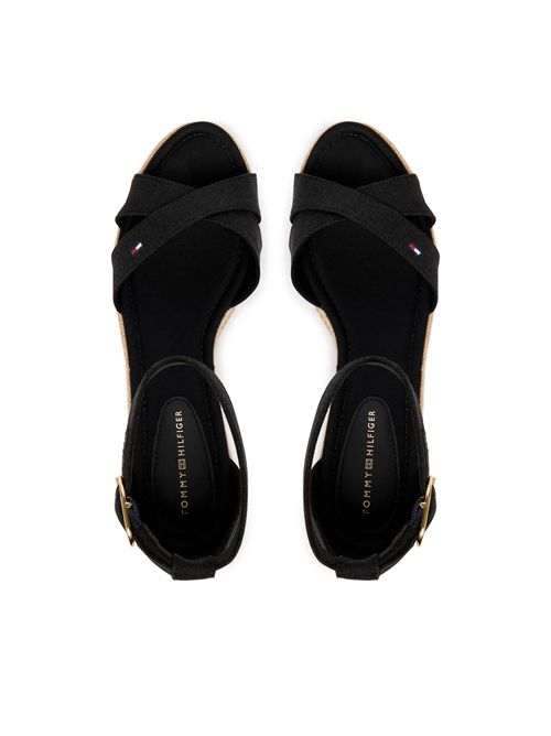 TOMMY HILFIGER Zeppa in canapa con fasce TOMMY | FW0FW09332BDS