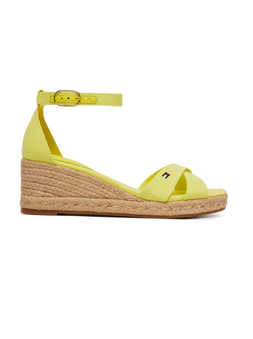 TOMMY HILFIGER Zeppa in canapa con fasce TOMMY | FW0FW09332LSK