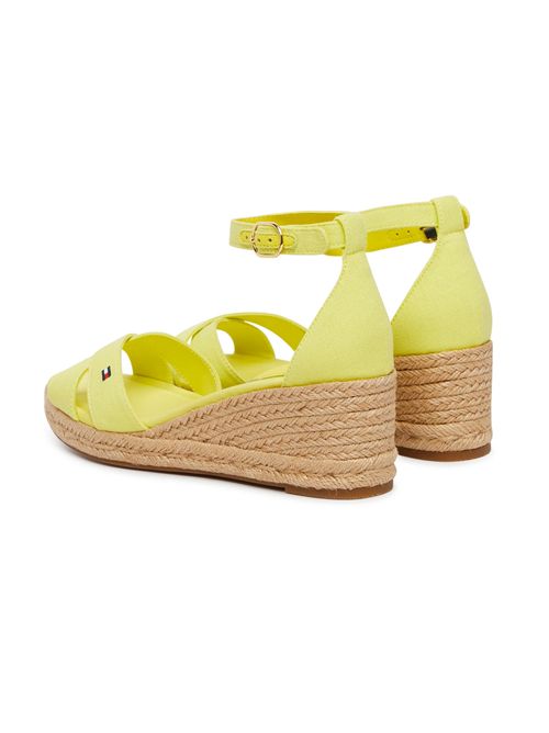 TOMMY HILFIGER Zeppa in canapa con fasce TOMMY | FW0FW09332LSK