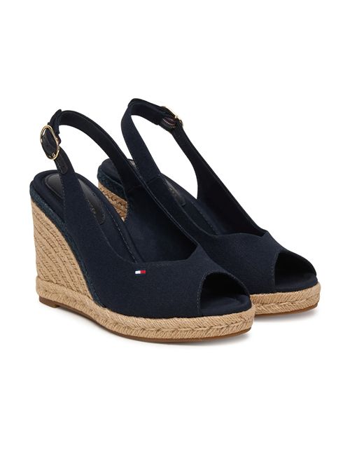 TOMMY HILFIGER Platform Hemp Sandals TOMMY | FW0FW09343DW6