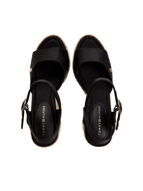 TOMMY HILFIGER Zeppa in raso con plateau TOMMY | FW0FW09469BDS