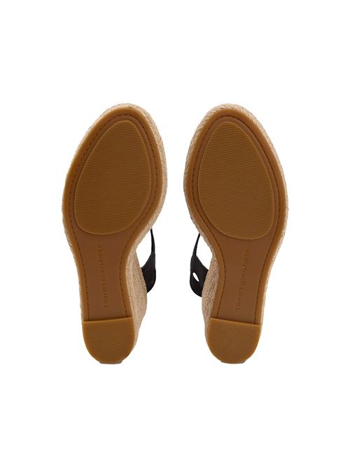 TOMMY HILFIGER Zeppa in raso con plateau TOMMY | FW0FW09469BDS