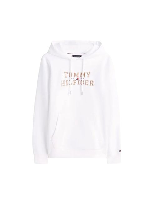 TOMMY HILFIGER Felpa con cappuccio con logo grafico TOMMY | MW0MW42528YBR