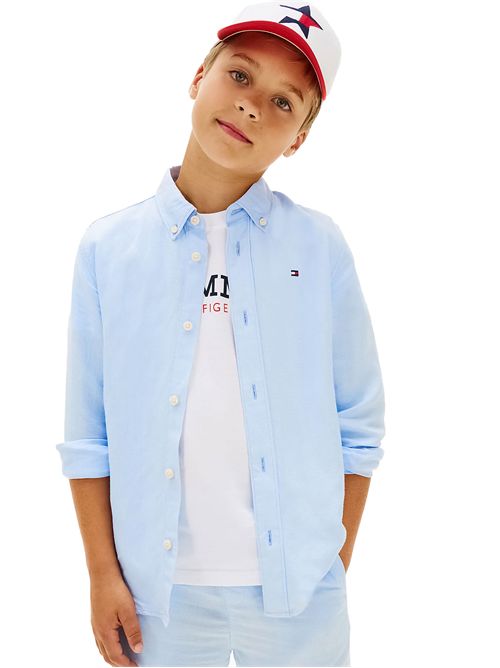 TOMMY HILFIGER Camicia relaxed fit in misto lino TOMMY | THKB0KB09550TC3Q
