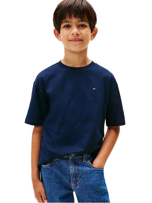 TOMMY HILFIGER T-shirt Essential con bandierina TOMMY | THKB0KB09646TC1G