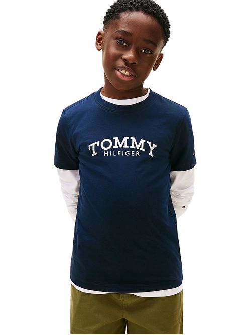 TOMMY HILFIGER T-shirt con logo per Ragazzi TOMMY | THKB0KB10051TC1G