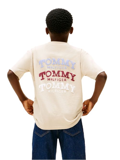 TOMMY HILFIGER T-shirt con stampa effetto slavato TOMMY | THKB0KB10056TABY