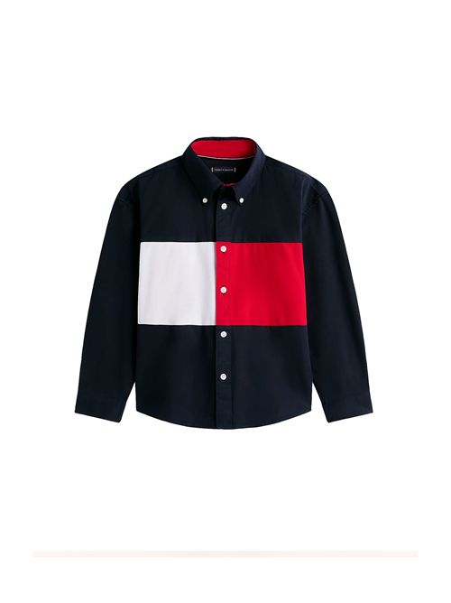TOMMY HILFIGER Camicia Heritage color block regular fit TOMMY | THKB0KB10065TC1G