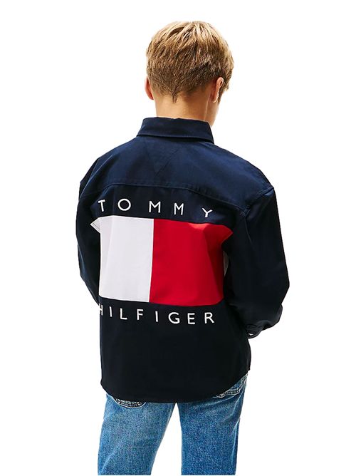 TOMMY HILFIGER Camicia Heritage color block regular fit TOMMY | THKB0KB10065TC1G
