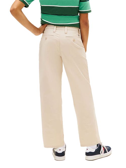TOMMY HILFIGER Essential Lightweight Wide Chino Trousers TOMMY | THKB0KB10199TACI