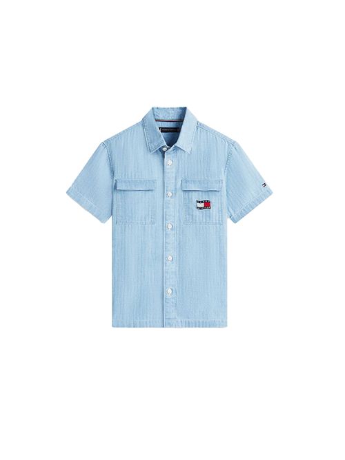 TOMMY JEANS Camicia in denim morbido per Ragazzi TOMMY | THKB0KB10206T1A4