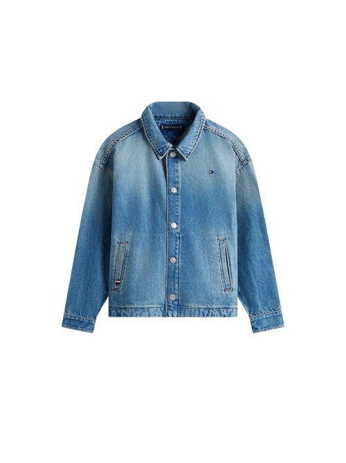 TOMMY HILFIGER Giacca a camicia in denim slavato TOMMY | THKB0KB10212T1A5