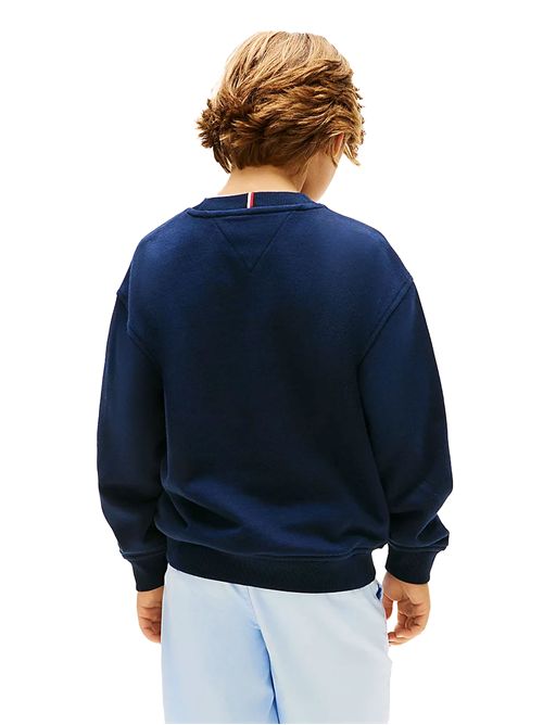 TOMMY HILFIGER Felpa girocollo garzata TOMMY | THKB0KB10255TC1G