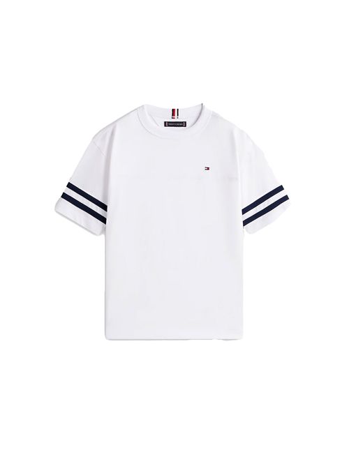 TOMMY HILFIGER T-shirt a maniche a righe in jersey TOMMY | THKB0KB10299TYBR