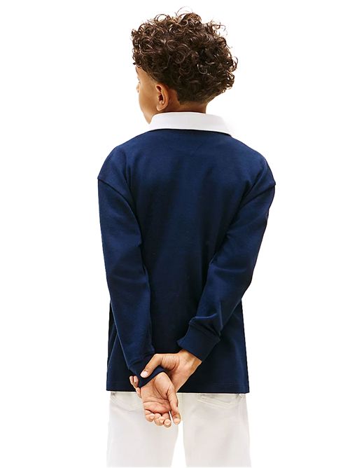 TOMMY HILFIGER Felpa a polo color block TOMMY | THKB0KB10354TC1G