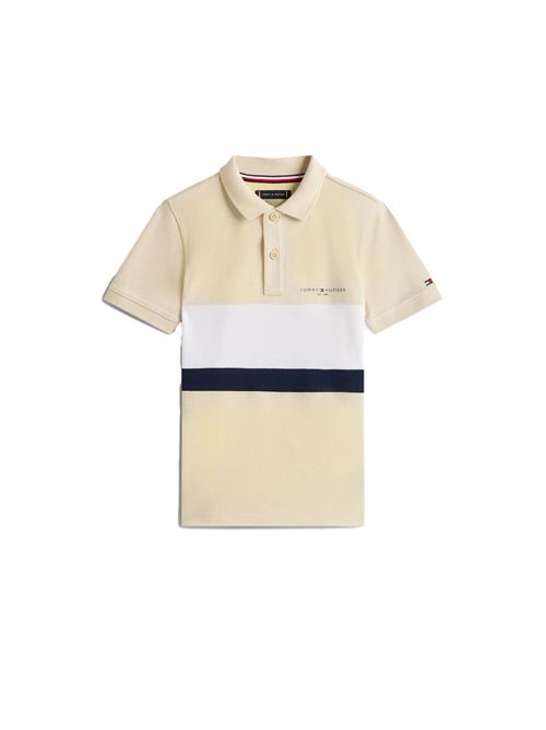 mini corp emb clrblock polo ss TOMMY | THKB0KB10383TACI