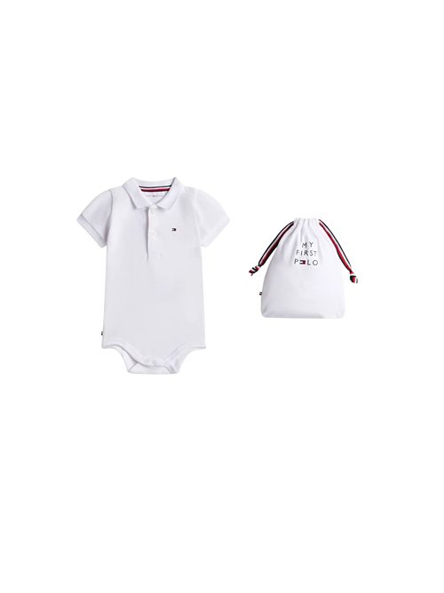 TOMMY HILFIGER Polo Neonato essential in piqué TOMMY | THKN0KN02372JYBR