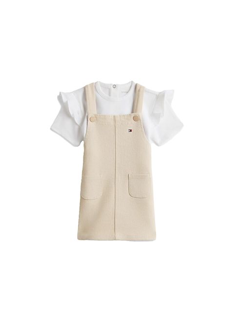 TOMMY HILFIGER Completo salopette e T-shirt Essential TOMMY | THKN0KN02380JACI